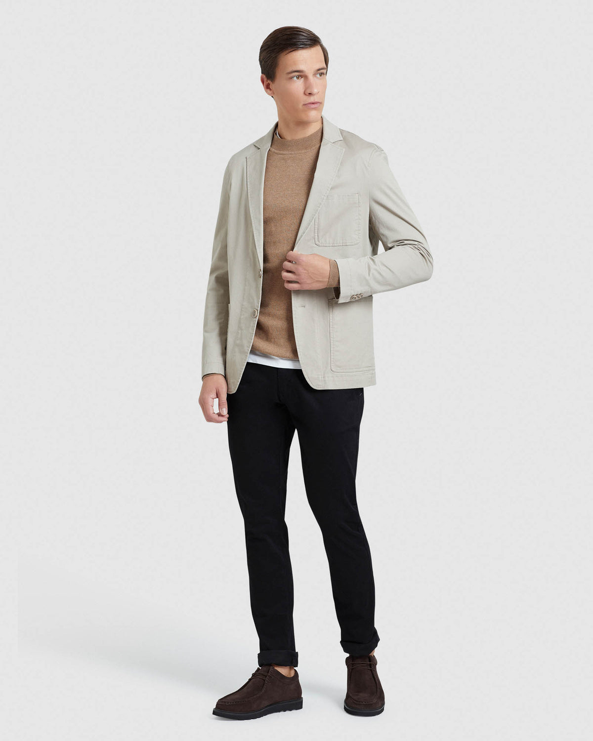 Daniel Cotton Stretch Casual Jacket – Oxford Shop