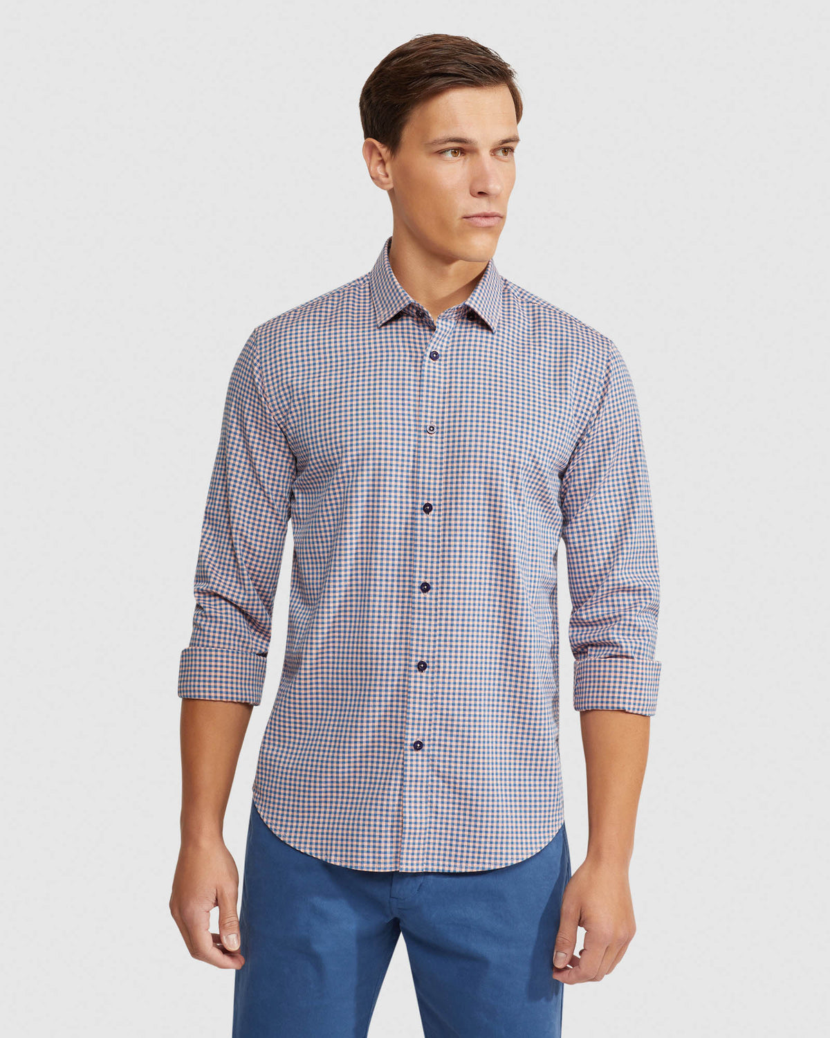 STRATTON CHECKED SHIRT MENS SHIRTS