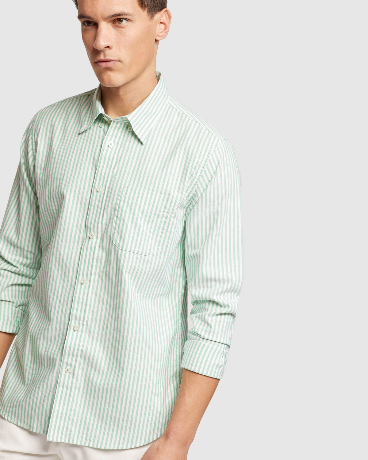 PORTLAND REGULAR FIT STRIPED SHIRT MENS SHIRTS