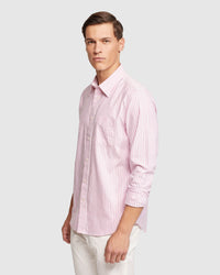 PORTLAND REGULAR FIT STRIPED SHIRT MENS SHIRTS