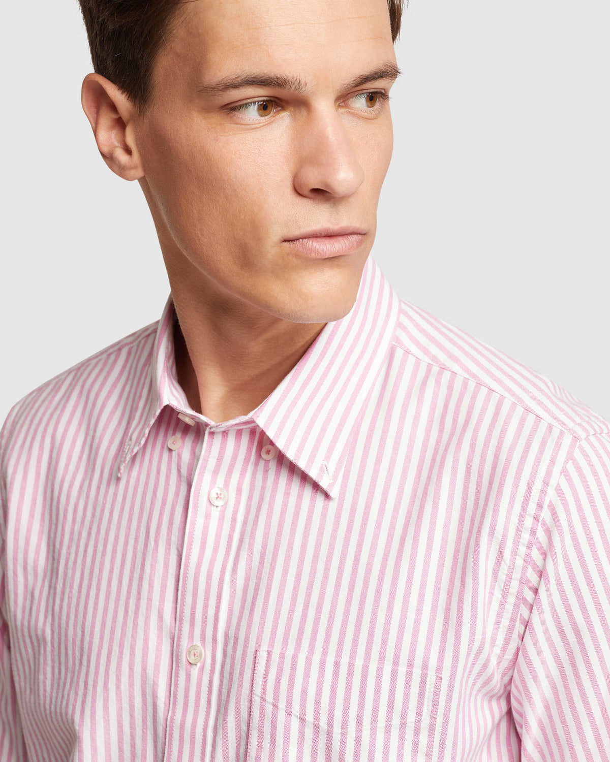 PORTLAND REGULAR FIT STRIPED SHIRT MENS SHIRTS