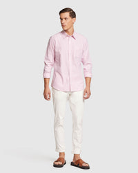 PORTLAND REGULAR FIT STRIPED SHIRT MENS SHIRTS