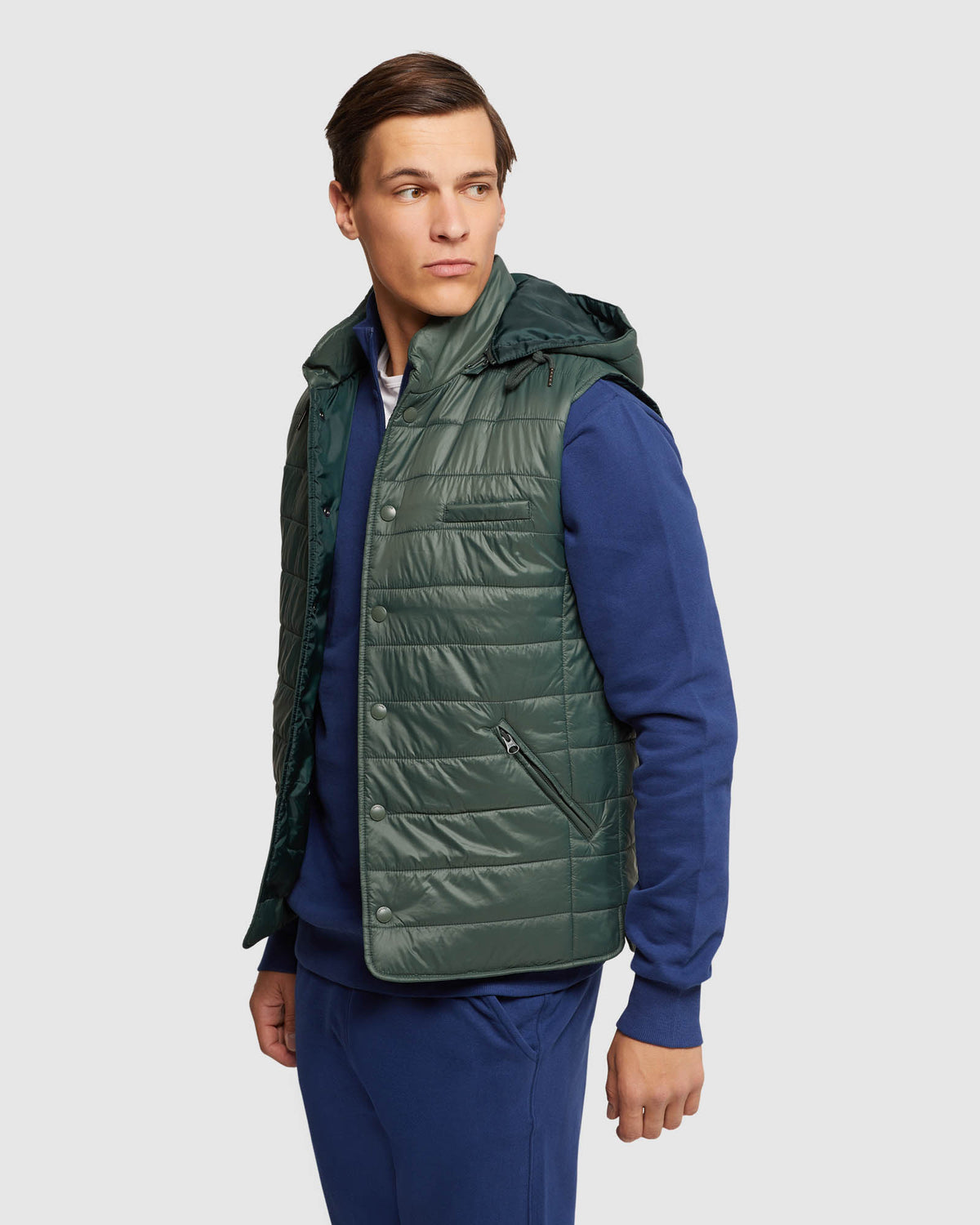 BRUNO ECO FILLING PUFFA VEST MENS JACKETS AND COATS