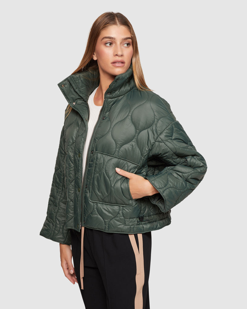 NINA ECO FILLING QUILTED PUFFER JACKET WOMENS SUITS JKTS COATS