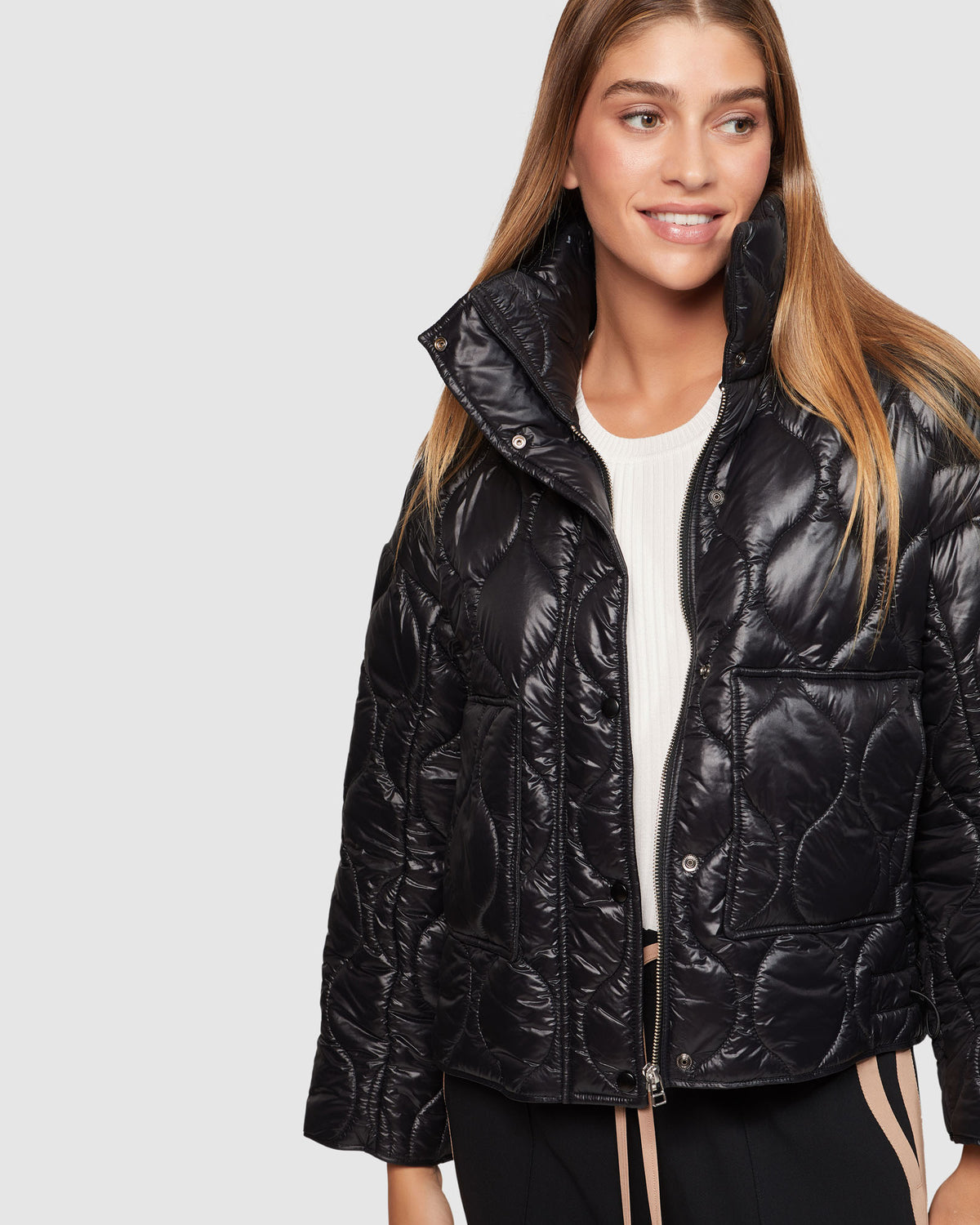 NINA ECO FILLING QUILTED PUFFER JACKET WOMENS SUITS JKTS COATS