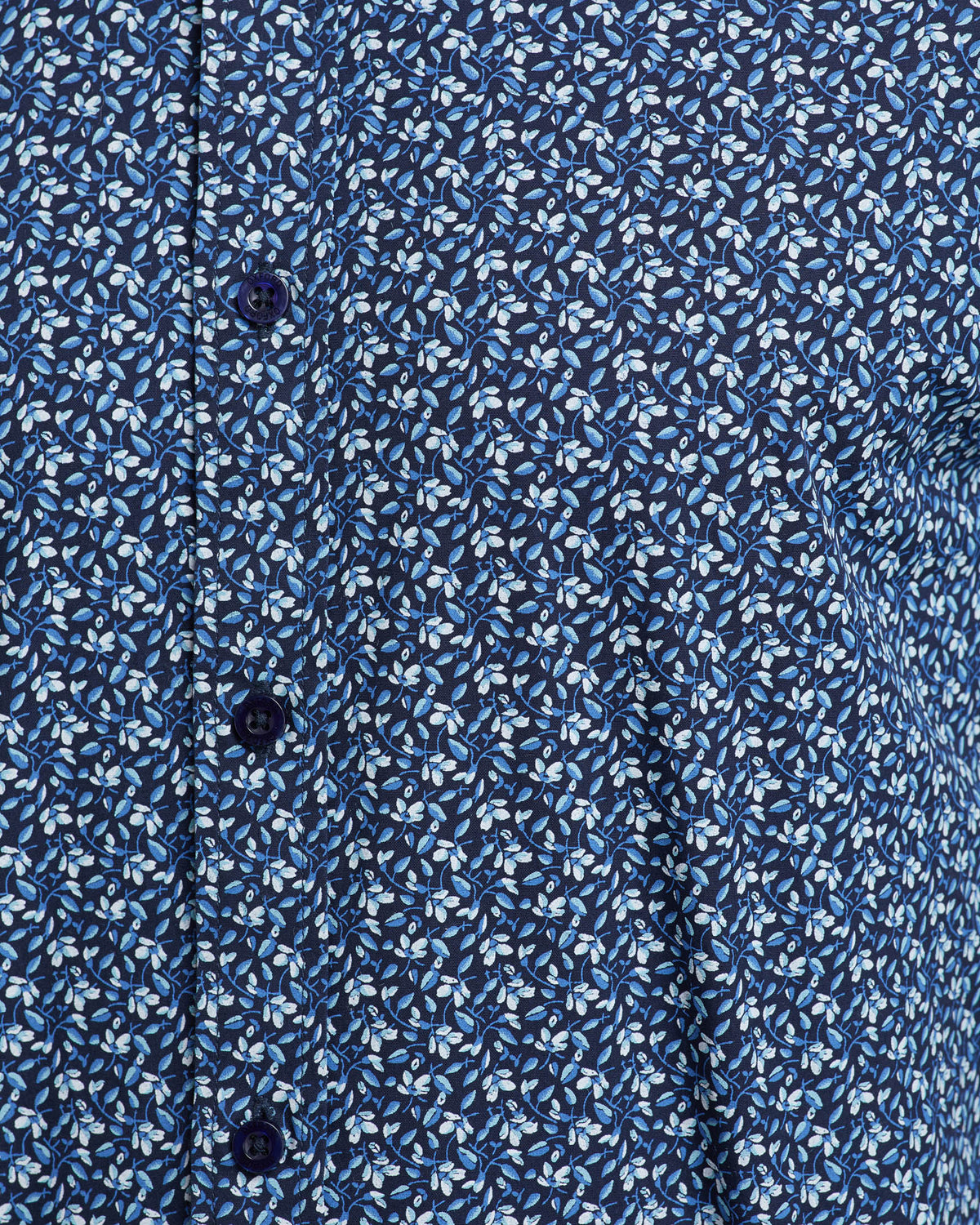 KENTON FLORAL PRINTED SHIRT NAVY