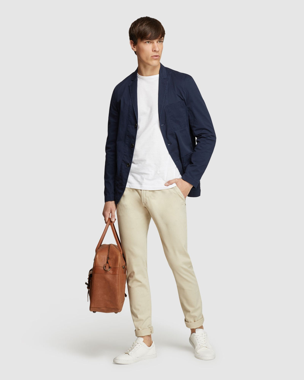 ANGUS COTTON STRETCH CASUAL JACKET