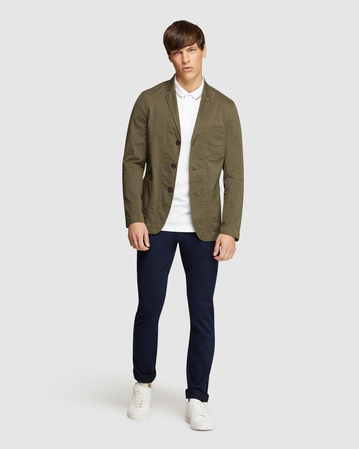 ANGUS COTTON STRETCH CASUAL JACKET