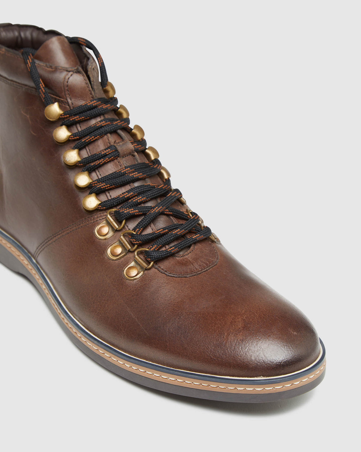 TRUMAN HYBRID HIKER LEATHER BOOTS BROWN