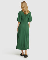FLORENCE KEYHOLE KNIT MAXI DRESS WOMENS DRESSES