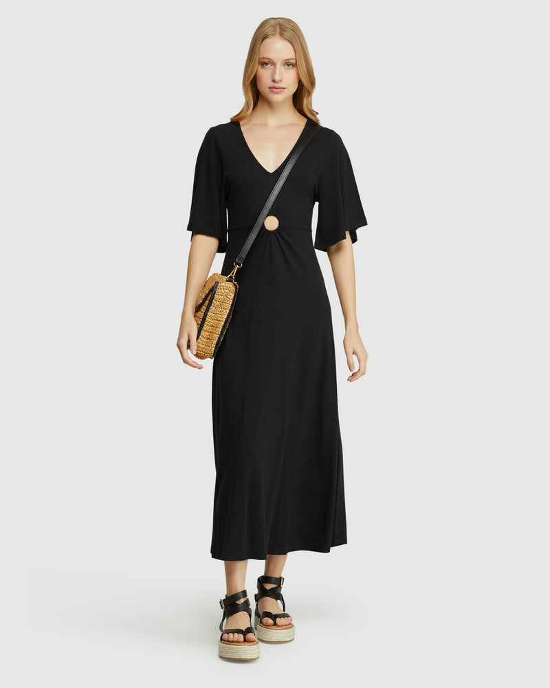 FLORENCE KEYHOLE KNIT MAXI DRESS WOMENS DRESSES