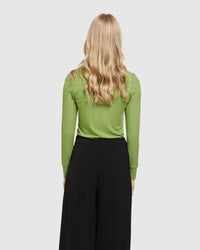 SOPHIE SCOOP NECK RIB T-SHIRT WOMENS TOPS