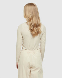 SOPHIE SCOOP NECK RIB T-SHIRT WOMENS TOPS