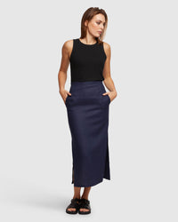 LAUREN RIB TANK WOMENS TOPS