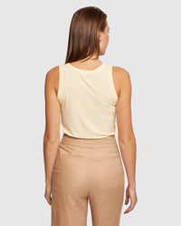 LAUREN RIB TANK WOMENS TOPS