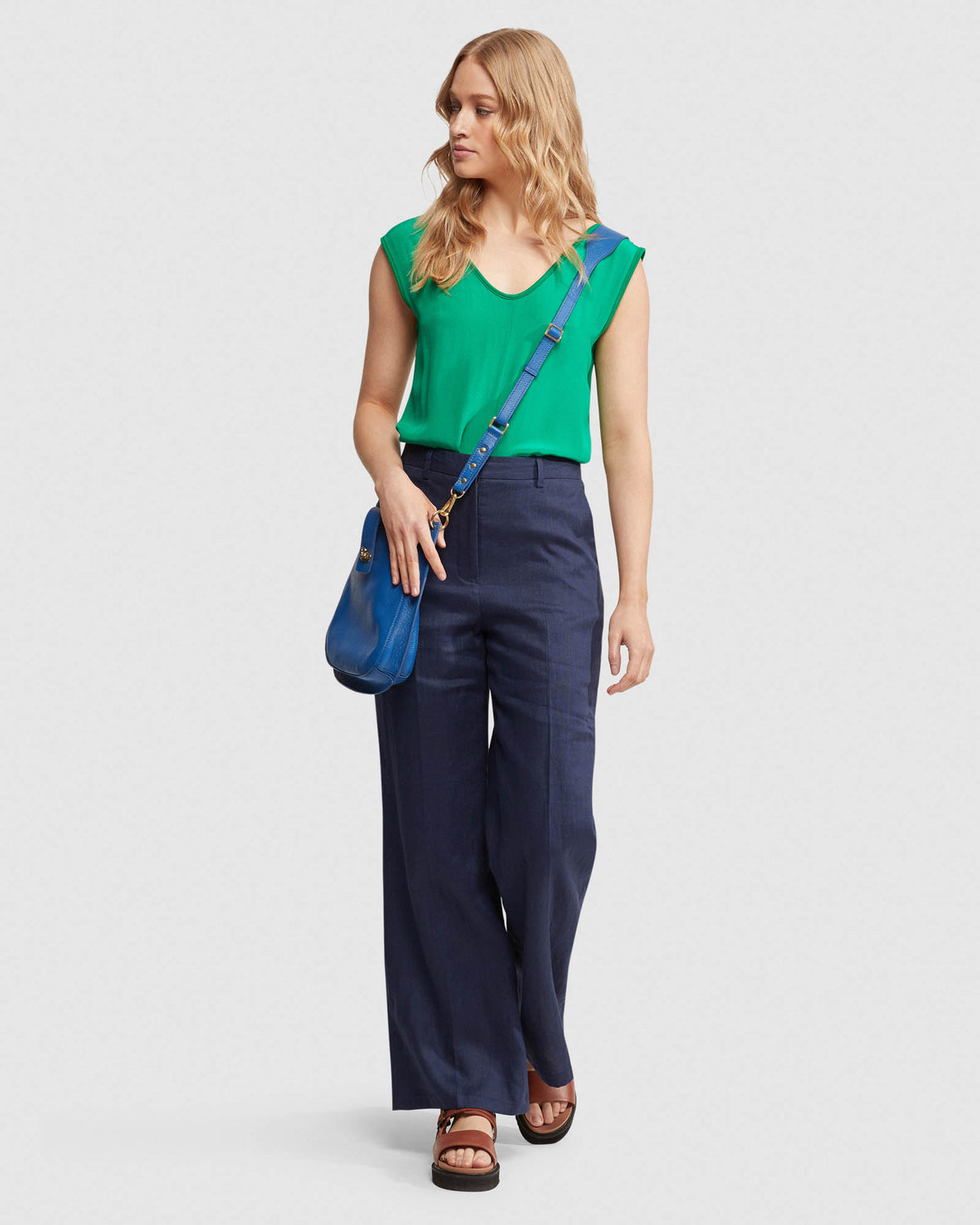 BIANCA SILKY FRONT T-SHIRT WOMENS TOPS
