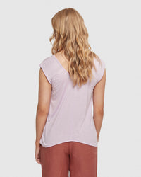BIANCA SILKY FRONT T-SHIRT WOMENS TOPS