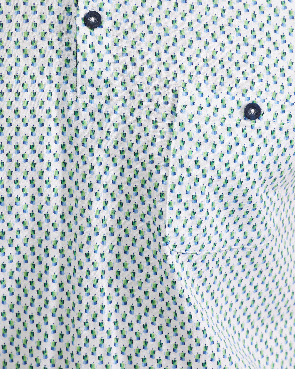 FINN KETTLE PRINTED POLO MENS KNITS