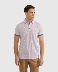 FINN KETTLE PRINTED POLO MENS KNITS