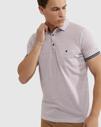 FINN KETTLE PRINTED POLO MENS KNITS