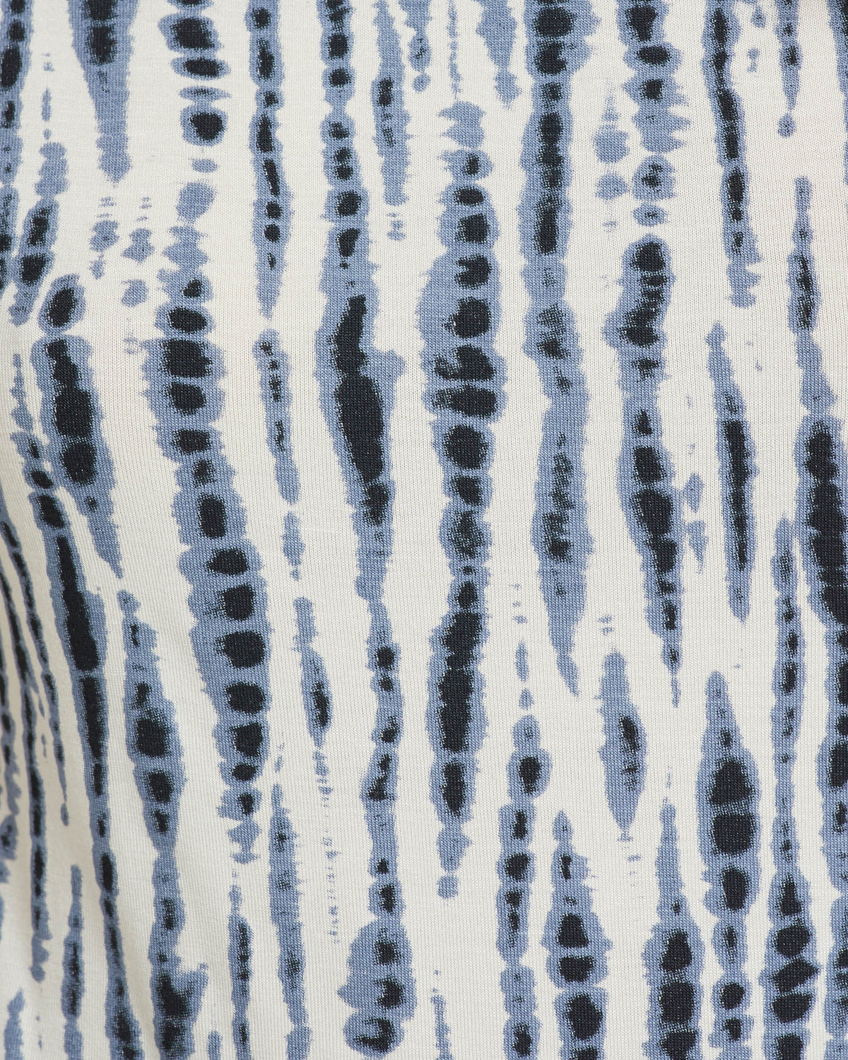 IMOGEN PRINTED JERSEY TOP ECRU/PETROL