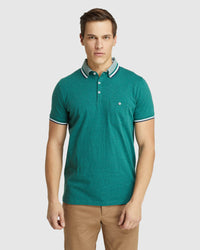PERCY TIPPING STRIPE POLO
