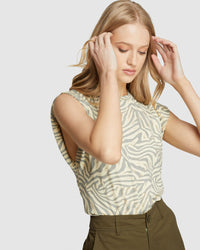 TIGGY ANIMAL PRINT T-SHIRT