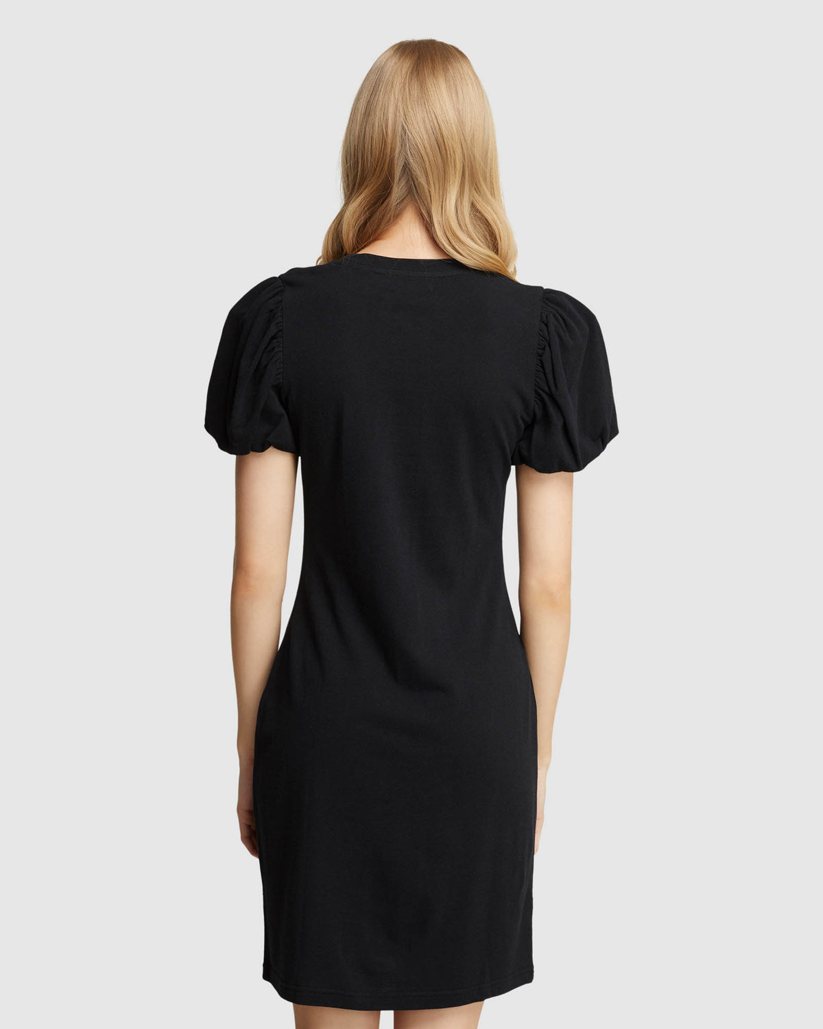 FLORENCE KNIT MINI DRESS BLACK