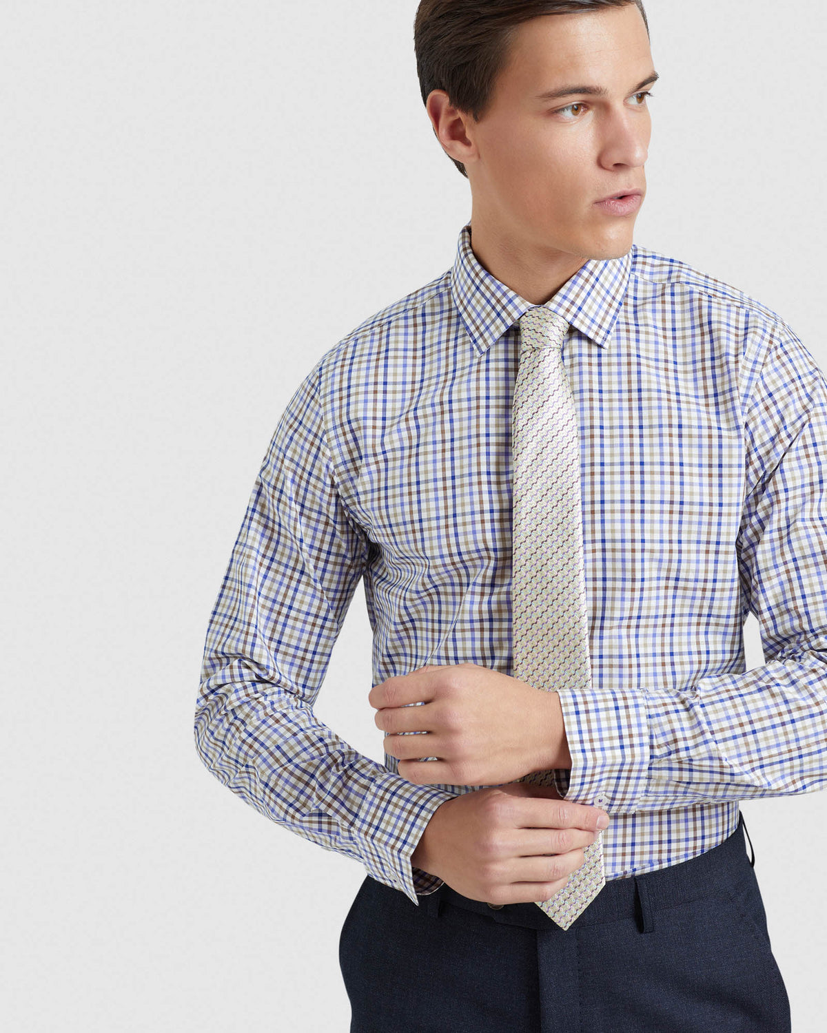 BECKTON LUXURY CHECKED SHIRT MENS SHIRTS