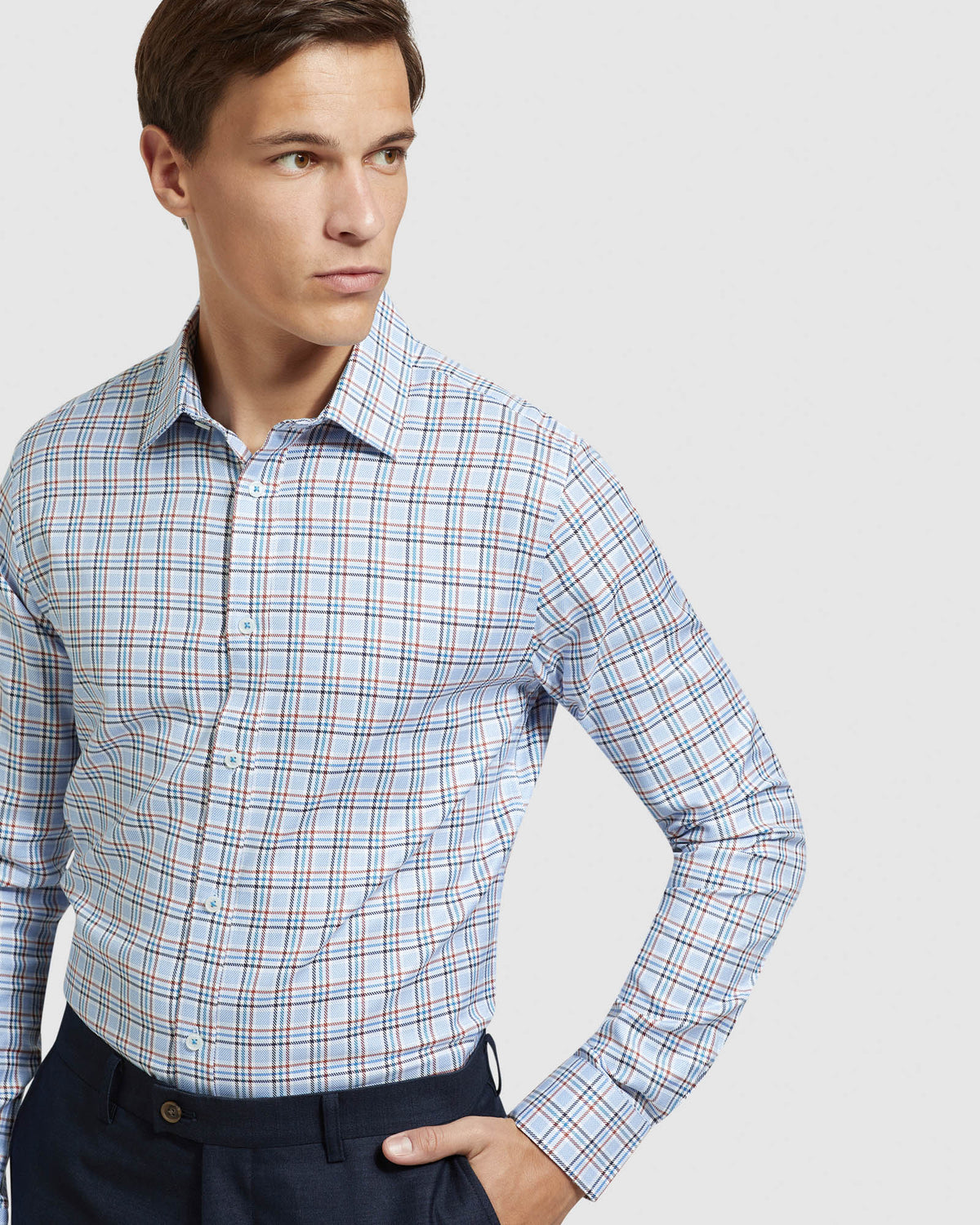 BECKTON LUXURY CHECKED SHIRT MENS SHIRTS