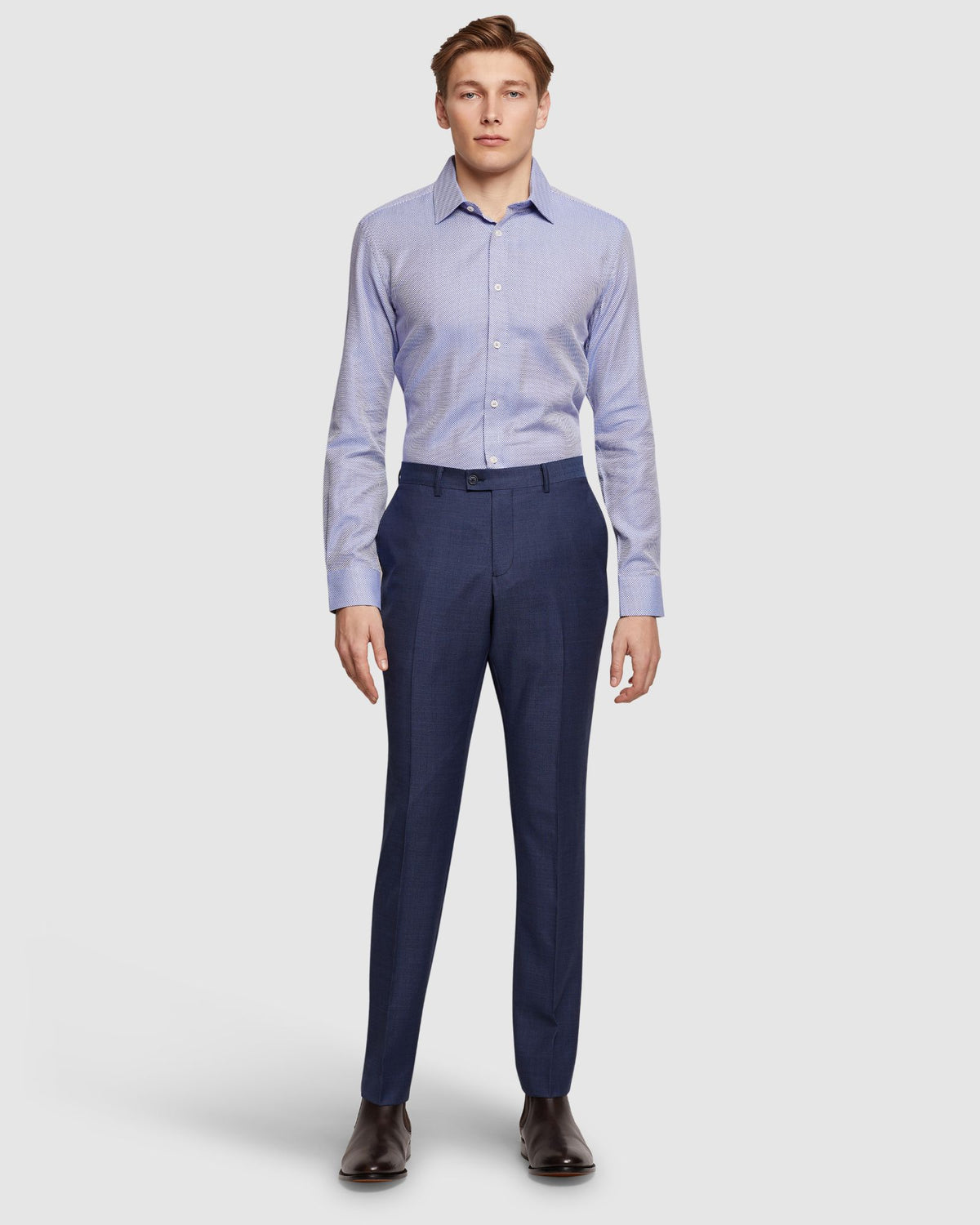 BECKTON DOBBY SHIRT MENS SHIRTS