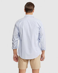 PORTLAND OXFORD WEAVE STRIPED SHIRT MENS SHIRTS