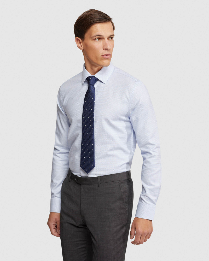 BECKTON DOBBY SHIRT MENS SHIRTS