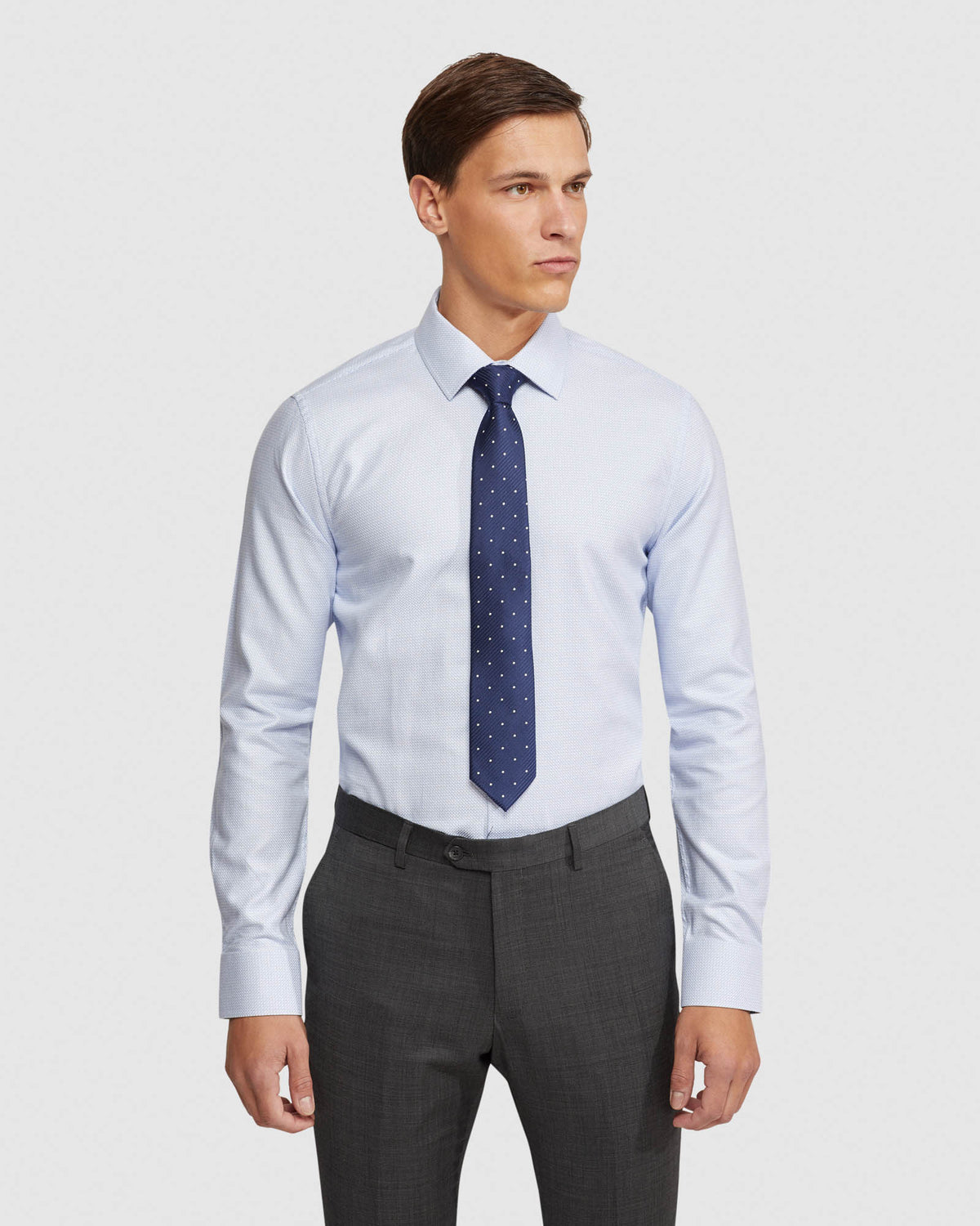 BECKTON DOBBY SHIRT MENS SHIRTS