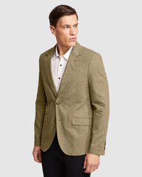 BLAKE LINEN COTTON BLAZER MENS JACKETS AND COATS