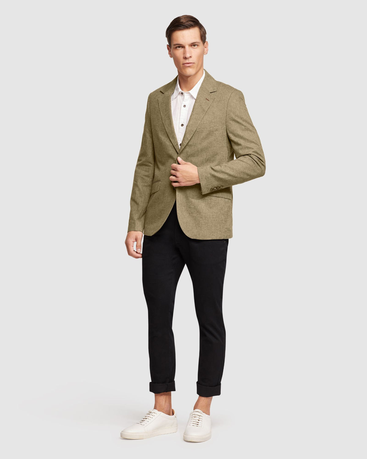 BLAKE LINEN COTTON BLAZER MENS JACKETS AND COATS