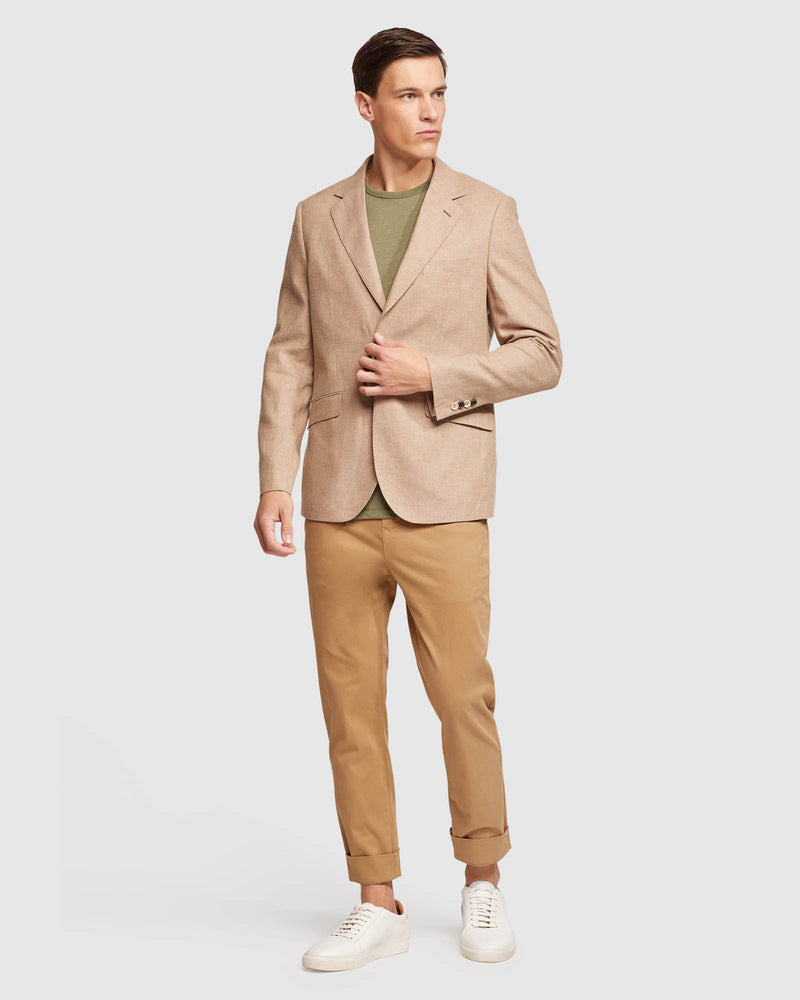 BLAKE LINEN COTTON BLAZER - AVAILABLE ~ 1-2 weeks MENS JACKETS AND COATS
