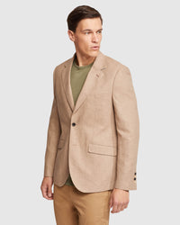 BLAKE LINEN COTTON BLAZER - AVAILABLE ~ 1-2 weeks MENS JACKETS AND COATS