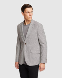 BLAKE LINEN COTTON BLAZER - AVAILABLE ~ 1-2 weeks MENS JACKETS AND COATS