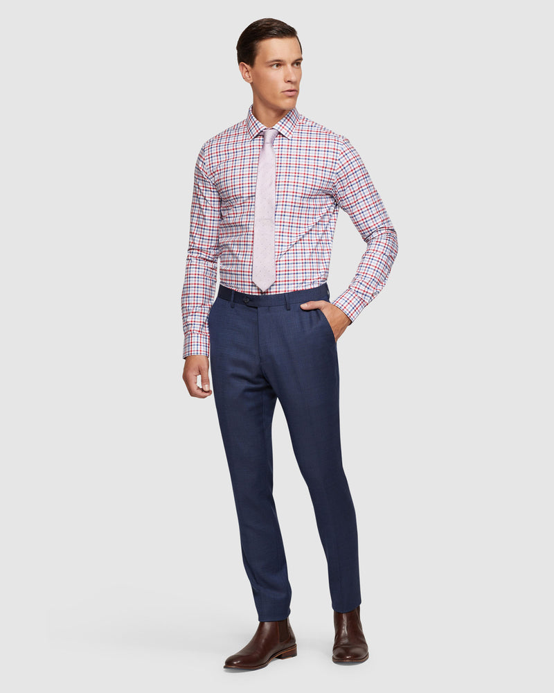 BECKTON SLIM FIT CHECKED SHIRT MENS SHIRTS
