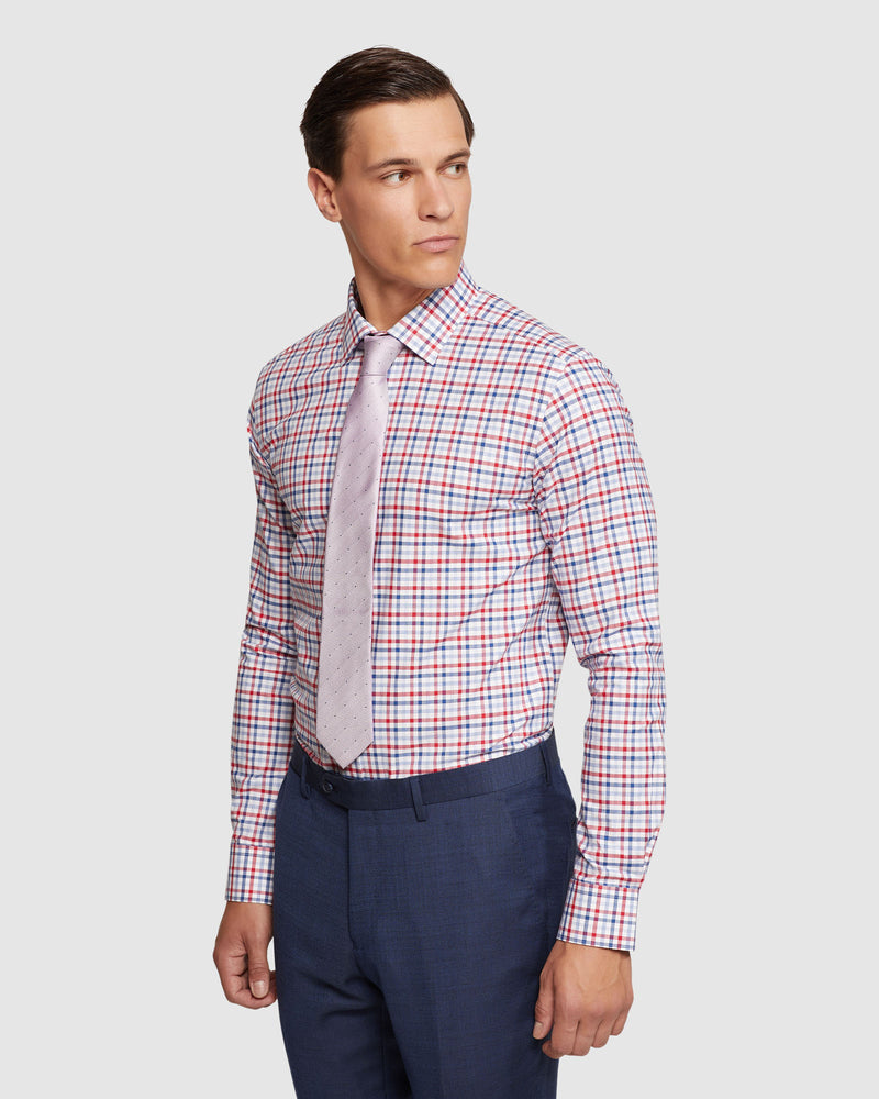 BECKTON SLIM FIT CHECKED SHIRT MENS SHIRTS