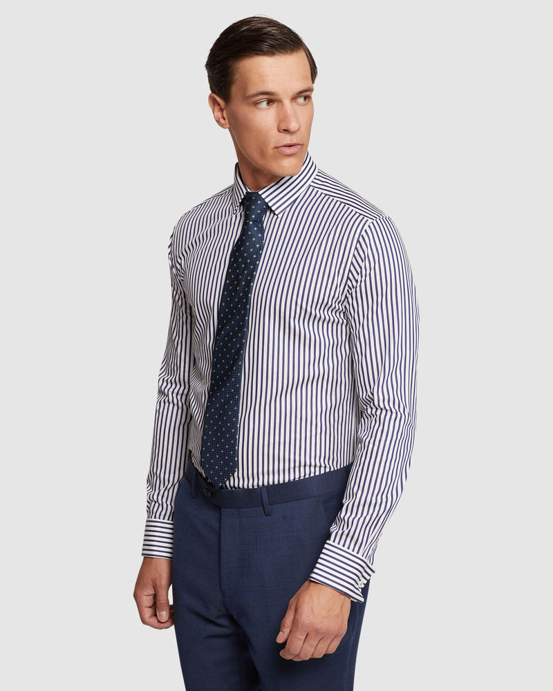 BECKTON FRENCH CUFF STRIPED SHIRT MENS SHIRTS