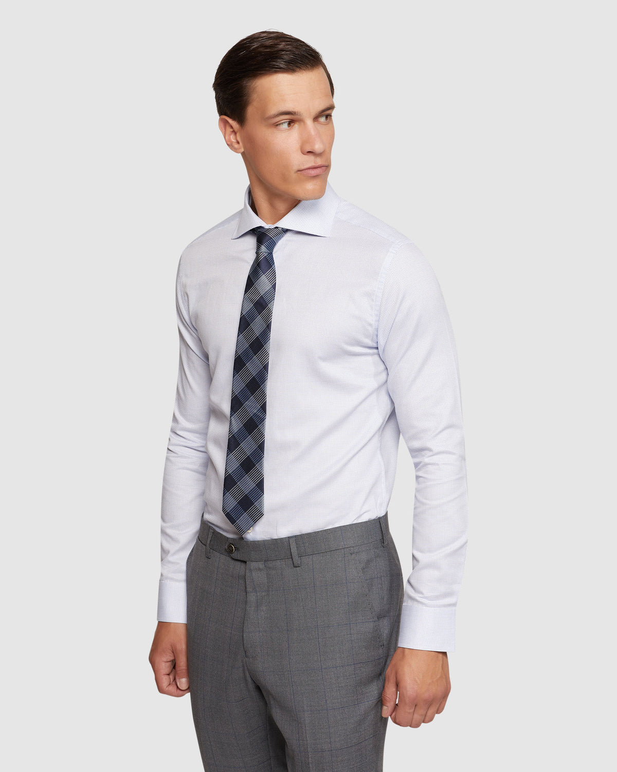TRAFALGAR DOBBY SHIRT MENS SHIRTS