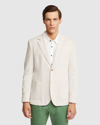 FRANKIE KNITTED BLAZER MENS JACKETS AND COATS