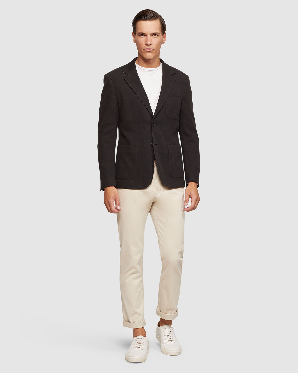 FRANKIE KNITTED BLAZER MENS JACKETS AND COATS