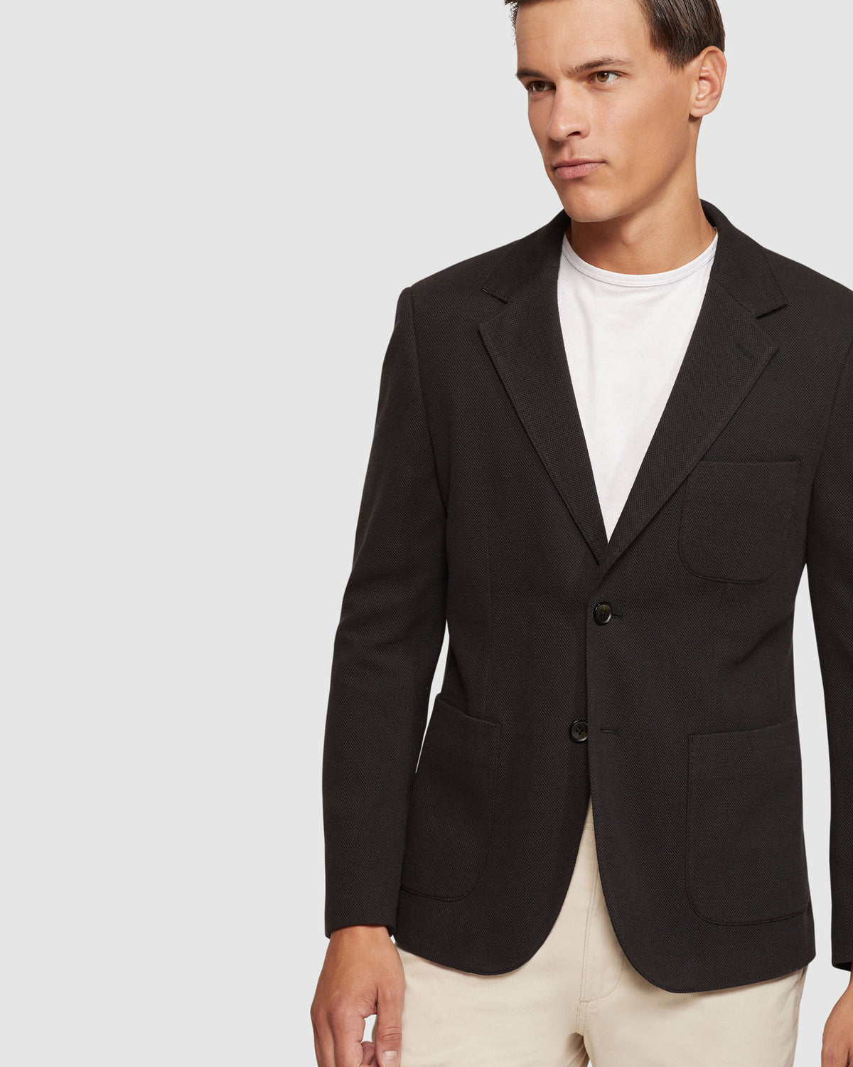FRANKIE KNITTED BLAZER MENS JACKETS AND COATS