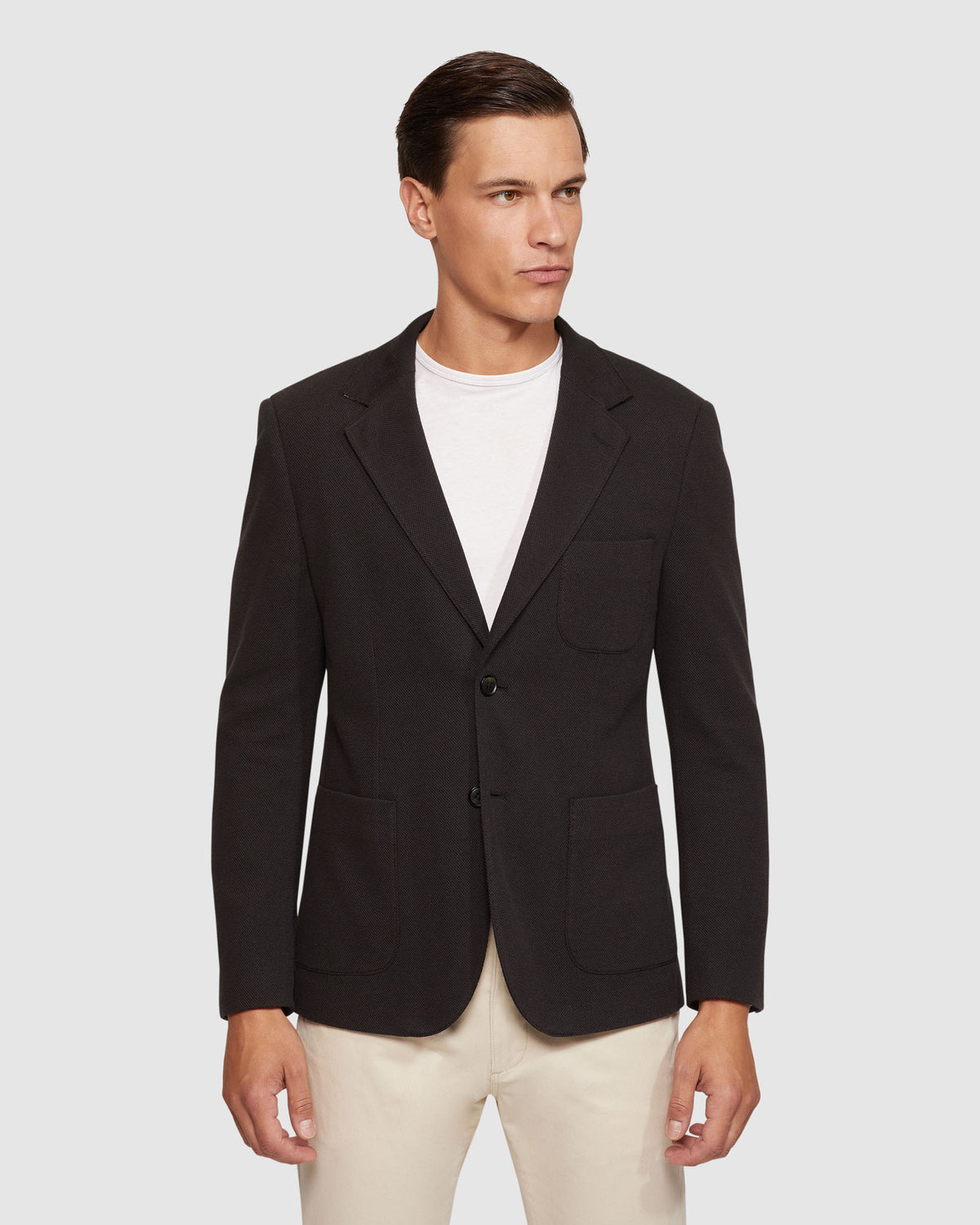 FRANKIE KNITTED BLAZER MENS JACKETS AND COATS