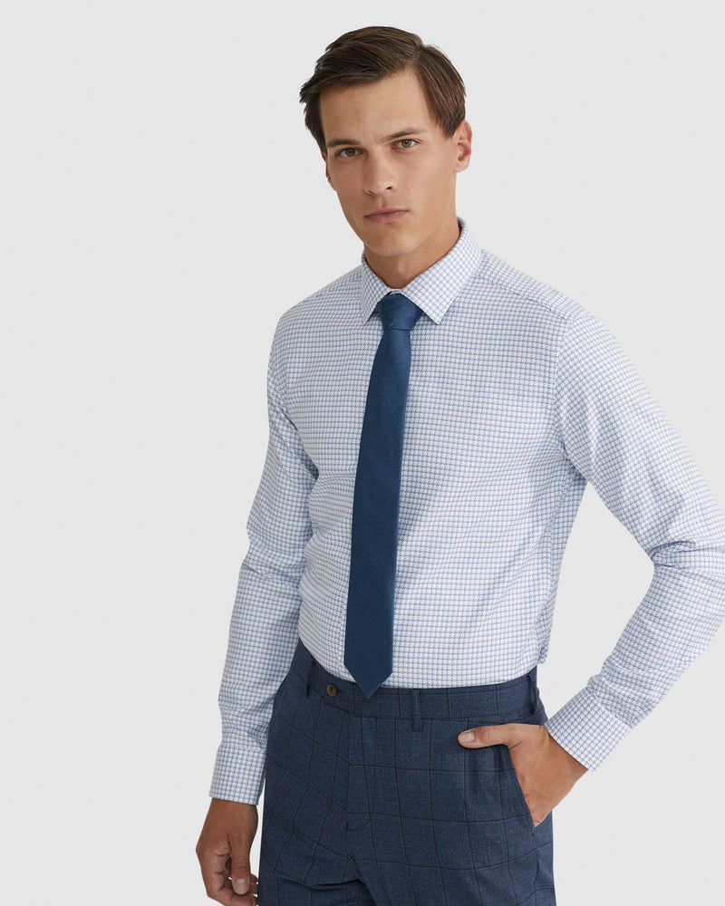 BECKTON LUXURY DOBBY SHIRT MENS SHIRTS