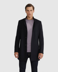 DUNBAR WOOL RICH OVERCOAT MENS JACKETS AND COATS