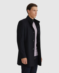 DUNBAR WOOL RICH OVERCOAT MENS JACKETS AND COATS